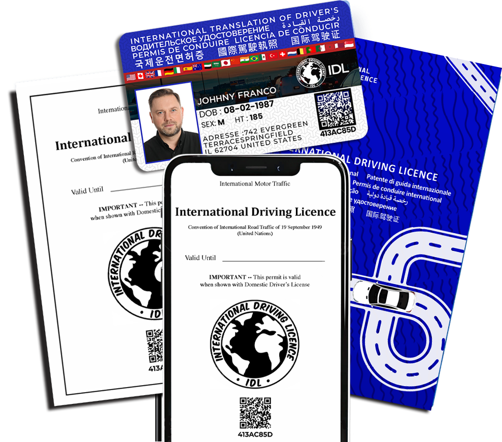 Digital and physical International Driving Licence