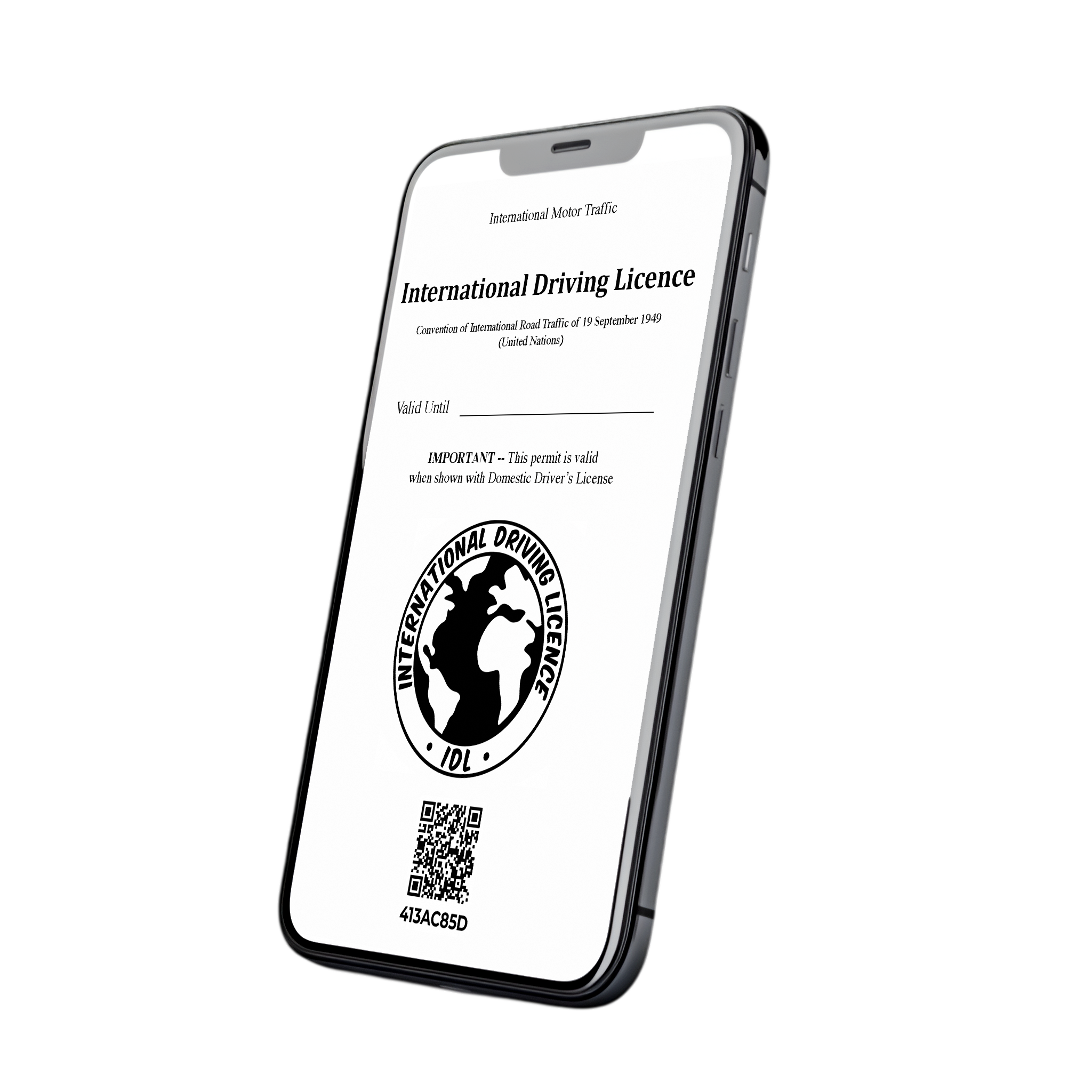 Digital International Driving Permit